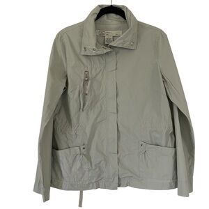 Sitwell Anthropologie Utility jacket. Lightweight and light green women’s size 8